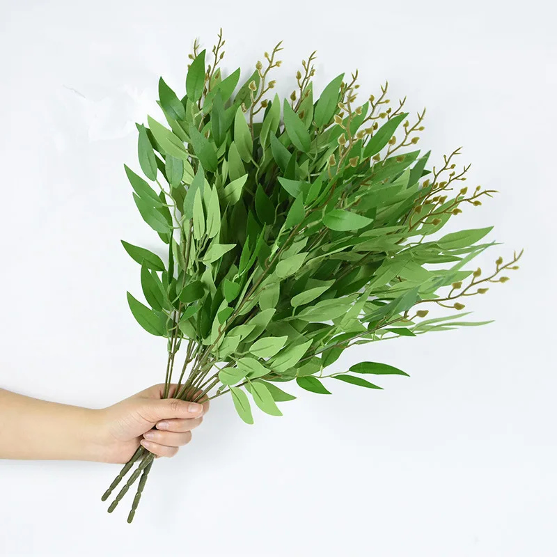 Ruscus Stem Faux - Искусственные растения, итальянская деревенская зелень, стебли,