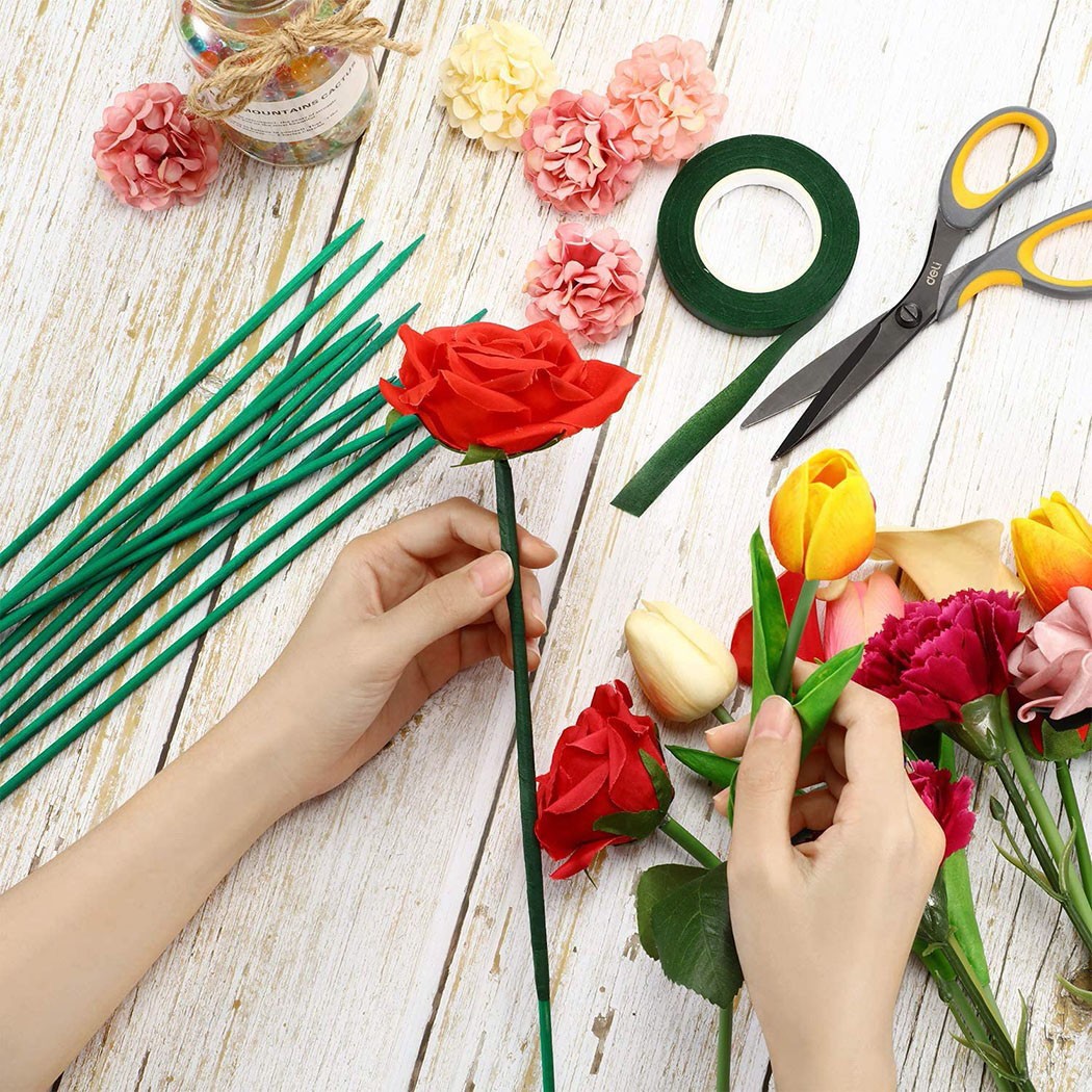 10 шт., зеленые палочки для по – обзор и цена Florist Supp