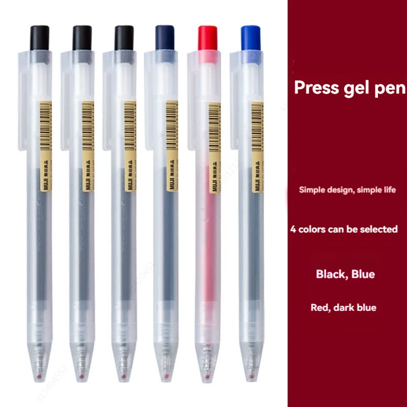 0,5 мм гелевая ручка, синяя/че – обзор и цена Muji Stationery Gel Pen