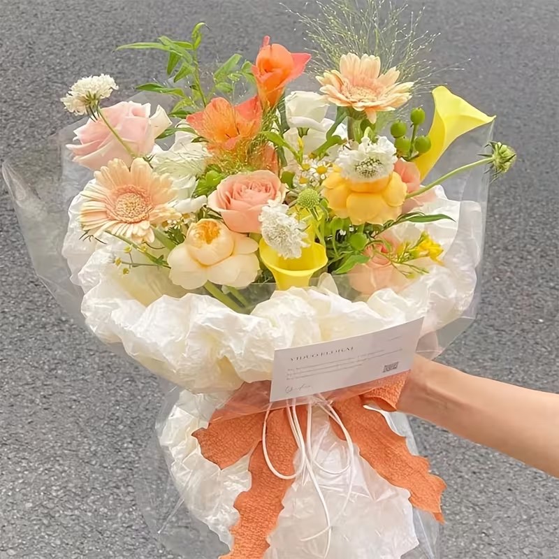 Рулон прозрачной целлофановой  – обзор и цена Cellophane Wrap Clear